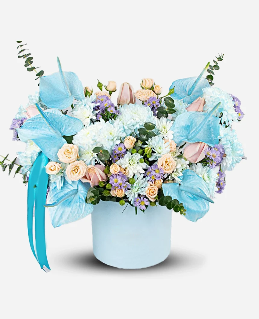 باکس گل آسمانی
